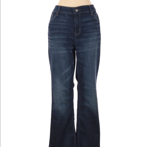Chico’s size 1.5/10 Petite wide leg mid rise jeans - Picture 1 of 6